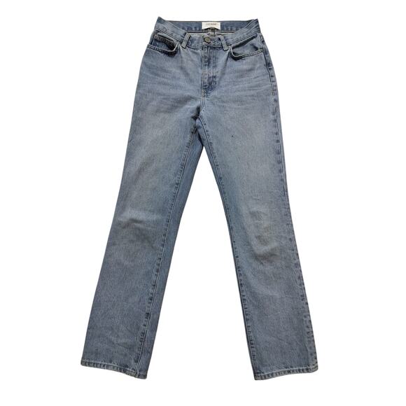 La Ligne Molly high-rise straight ligh blue jean size 23 - Picture 2 of 12